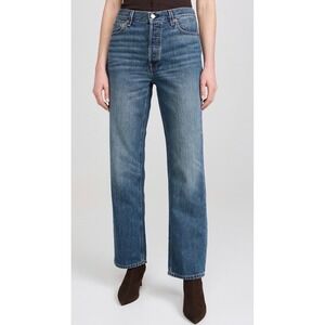 NWT Alex Mill Bev Relaxed Jean Vintage Light Indigo Denim Women's Size 29 $225
